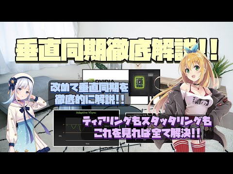 【解説】改訂版：垂直同期徹底解説！！滑らかな映像でゲームを楽しもう！【彩澄りりせ】【弦巻マキ】