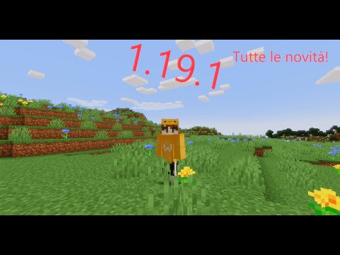 TUTTE le NOVITA' di Minecraft 1.19.1!!