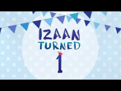Izaan 1'st Birthday_ Memory