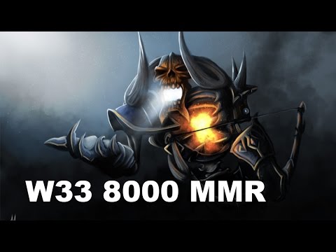 w33 World First 8000 MMR In Dota 2