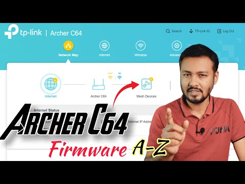 TP-LINK | AC1200 Wireless MU-MIMO Wi-Fi Maršrutizatorius | Archer C64 | 802.11ac | 867+400 Mbit/s | Ethernet LAN (RJ-45) jungtys 4 | Mesh Support No | MU-MiMO Yes | No mobile broadband | Antenna type 4 x Fixed video