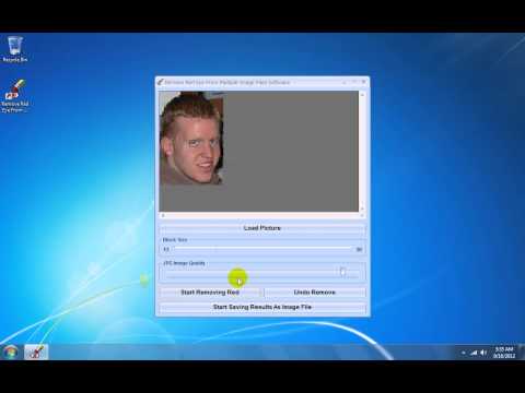 Remove Red Eye From Multiple Image Files Software