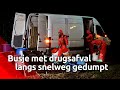 Busje vol met drugsafval gedumpt op de A2 bij Liempde