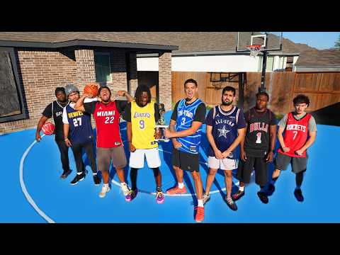 HEATED 1V1 Backyard NBA Playoffs Basketball Tournament (NEW COURT!)