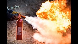 How to operate Fire extinguisher step by step
