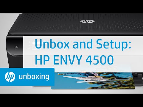 how to use hp envy series 4500
