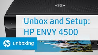 Unboxing and Setting Up the HP Envy 4500 e-All-in-One Printer