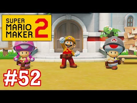 Super Mario Maker 2 Story Mode - EP52 - Lava Bubble Castle / Blooper Barrage