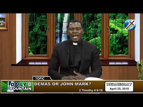 DAILY FOUNTAIN OF APRIL 25, 2018 - VEN. JESMIEL JOSEPH