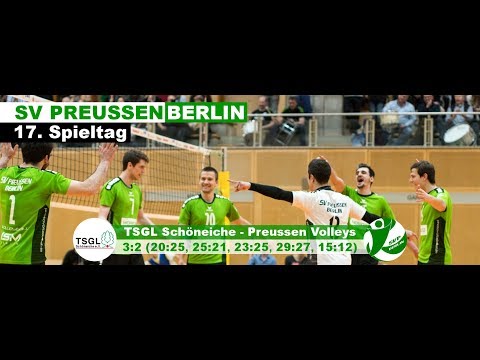 17. Spieltag: TSGL Schöneiche - Preußen Volleys