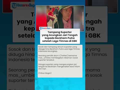 Tampang Suporter yang Ribut dengan Beckham Putra seusai Laga Timnas Indonesia Melawan Mozambik