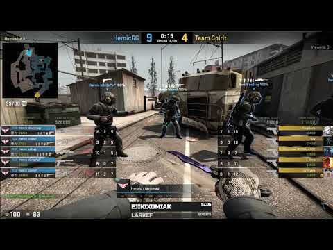 Heroic vs Spirit Highlights at ECS Season 8 Europe Pinnacle Cup