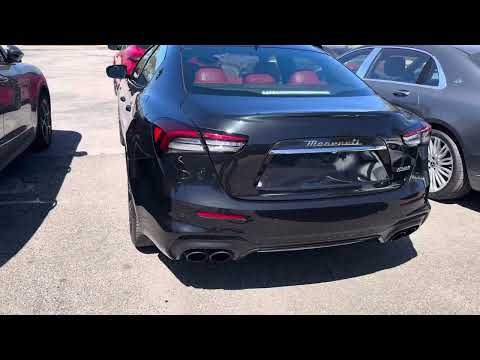 2022 Maserati Ghibli Modena Cold Start