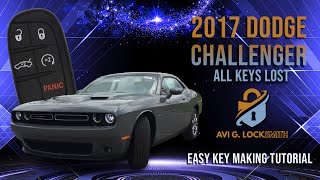 Mastering Key Fob Making: 2017 Dodge Challenger (All Keys Lost) Key Programming Tutorial.