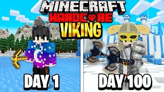 I Survived 100 Days as a VIKING in Minecraft... Here's What Happened...