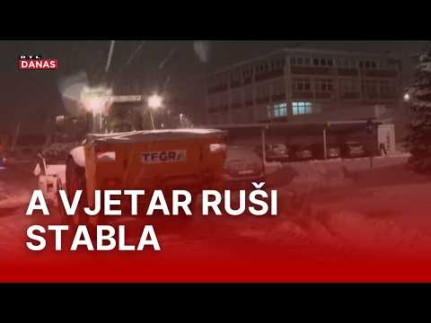 Snijeg zatrpao dio Hrvatske, ovako nije bilo 10 godina! Stiglo upozorenje | RTL Danas