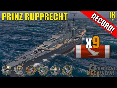 Prinz Rupprecht 9 Schiffe zerstört & 156k schaden | World of Warships Gameplay