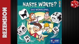 Haste Worte? Das Würfelspiel (Hartwig Jakubik, HUCH! 2018) - Rezension