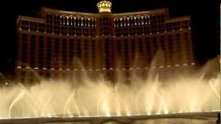 Bellagio Dancing Fountains - Frank Sinatra, Fly me to the moon (My trip to Las Vegas)
