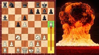 Immortal Game! White Sacrifices His Pieces One After Another