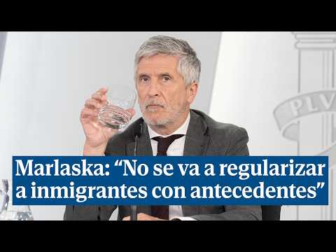 Marlaska insisteix que "no seran regularitzades persones amb antecedents penals"