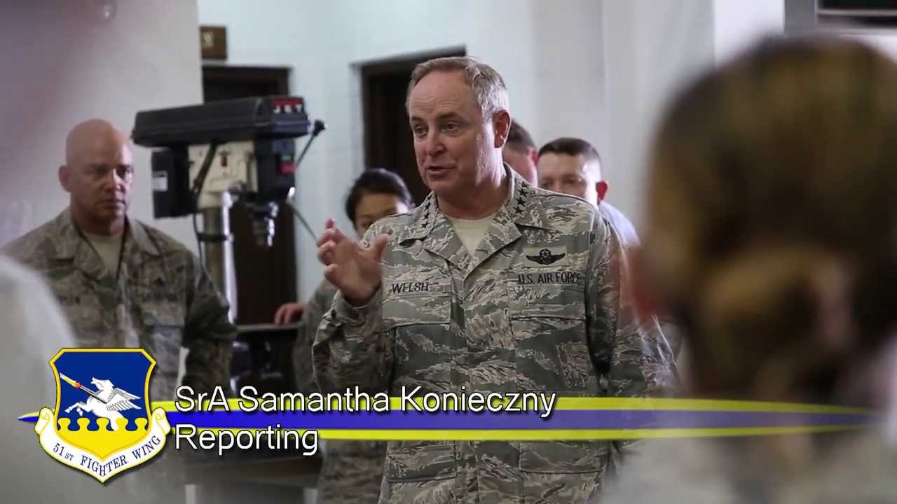 Top AF Leaders Visit Osan