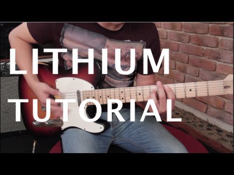 Como tocar "Lithium" de Nirvana - Tutorial Guitarra (HD)