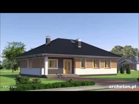 Projekt domu Lena Eko - archeton.pl