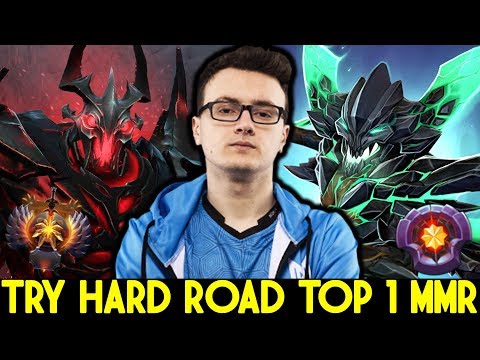 MIRACLE Shadow Fiend & OD | Try Hard Road to Top 1 MMR 7.24 Dota 2