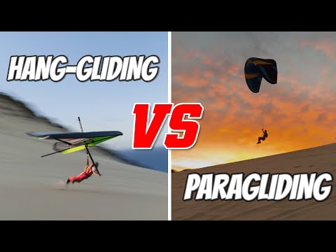 paragliding vs hang gliding 3 years later