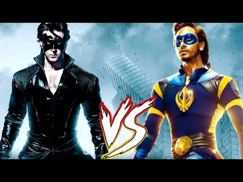 flying jatt V/S krrish 3 ! Hrithik Roshan and tiger shroff action