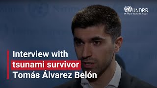 #TsunamiDay2016: Interview with Tomas Alvarez Belon video