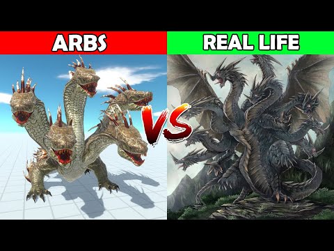 Hydra 5 Head In Real Life Death Run - Animal Revolt Battle Simulator