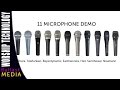 11 Microphone Demo Live Male Vocals