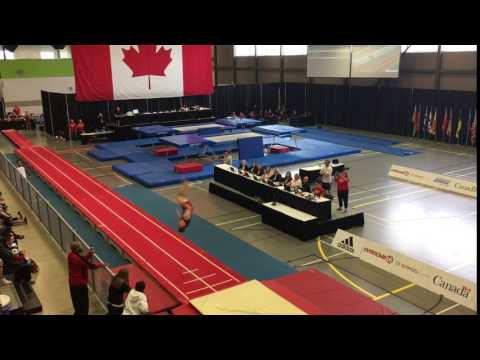 USA Brandon Krzynefski Finals 2nd pass Tumbling 2017 Canada Cup