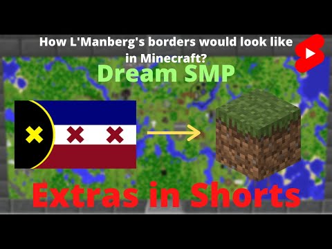 How L'Manberg's borders would look like in Minecraft | Dream SMP Maps