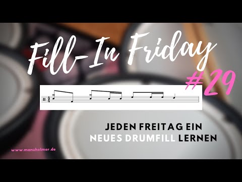 Fill-In Friday #29 - Jeden Freitag ein neues Drumfill lernen [Schlagzeug lernen - Übungen Anfänger]