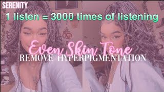 ⚠️ [3k layers] even skin tone | get rid of hyperpigmentation (P0WERFUL) subliminal • serenity