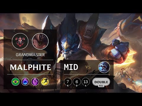 Malphite Mid vs Talon - BR Grandmaster Patch 10.2