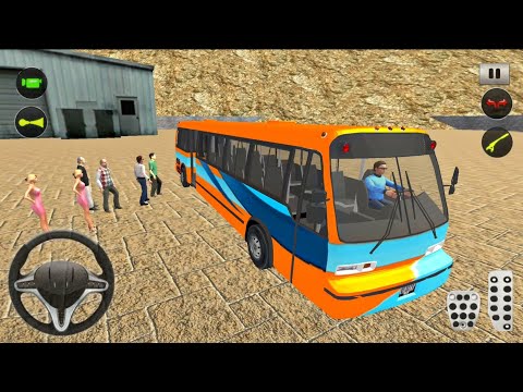Uphill Offroad Bus Mountain Passengers Transport Simulator - Android Gameplay