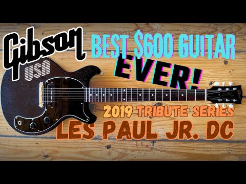 Can Gibson's Cheapest Guitar be Their Best?!?! 2019 Les Paul Jr. DC Tribute Review / Demo