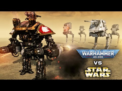 WARHAMMER 40K vs STAR WARS: Imperial Guard vs Galactic Empire - Men of War: Assault Squad 2 (4K)