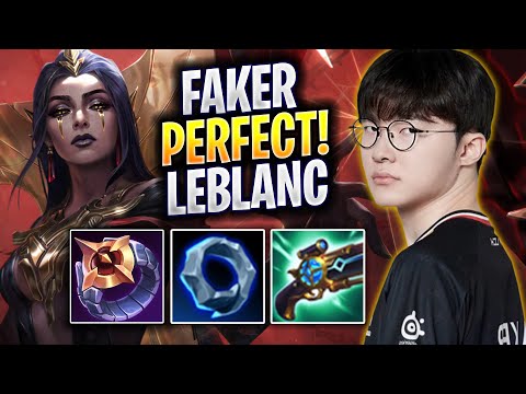 FAKER PERFECT GAME WITH LEBLANC! - T1 Faker Plays Leblanc MID vs Viktor! | Season 2025