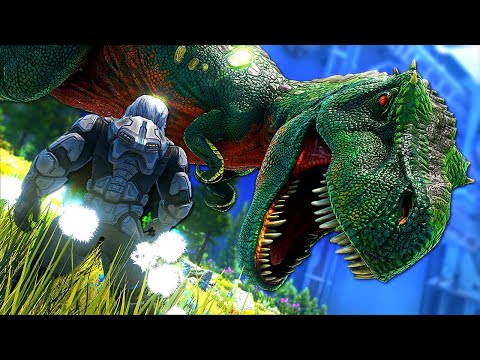 Taming A POWERFUL Level 290 T-REX! | ARK GENESIS Part 2 #13