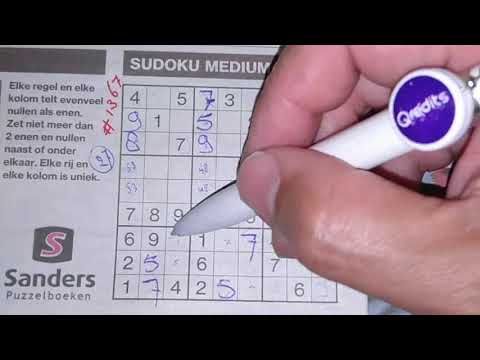 Heat wave ended after 13 days, time for Sudokus (#1367) Medium Sudoku puzzle. 08-19-2020 part 2 of 3