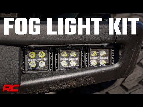 2021-2022 Ford Bronco Triple LED Fog Light Kit