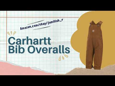 Shopping for Your Little Boy? Check out these Carhartt Bib Overalls for Toddlers