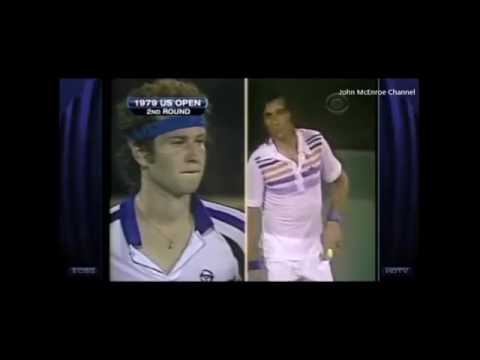 Ilie Nastase vs McEnroe US Open 1979   Highlights 1