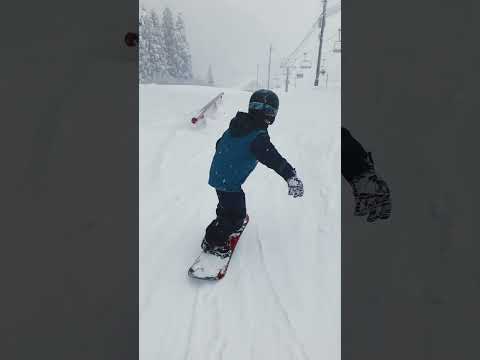 Kandatsu Snow resort in Japan 2024.1.13 【神立】 #snowboarding #スノーボード #japow