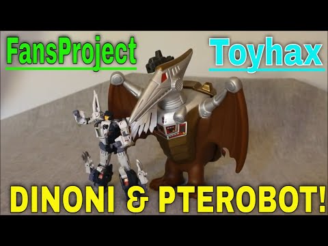 FansProject Dinoni ( 3P Yokuryu/Wildfly) & Pterobot with Toyhax - GotBot True Review NUMBER 881